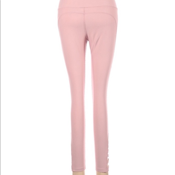 Apana size medium light pink lattice leggings - Picture 4 of 10